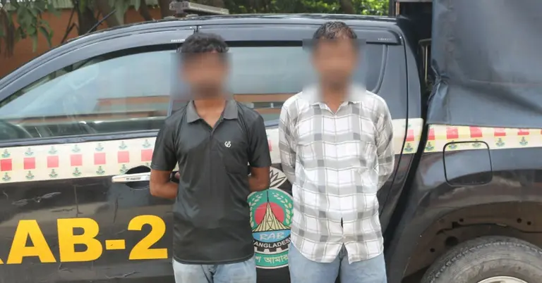 গ্রেপ্তার হওয়া ২ আসামি